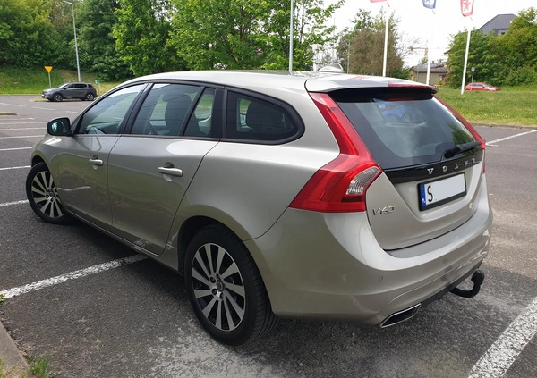 Volvo V60 cena 42999 przebieg: 199000, rok produkcji 2014 z Sosnowiec małe 781